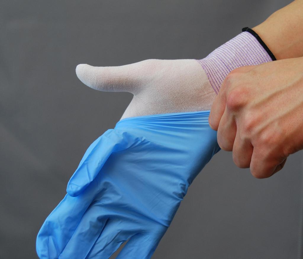 Showa Gloves [Inner Gloves] B0620 EX Fit Gloves, 20 Pieces, S Size, White, 1 Bag