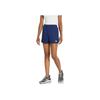 Adidas Letter Logo Printed Elastic Casual Shorts Women Shorts Blue AJ5901