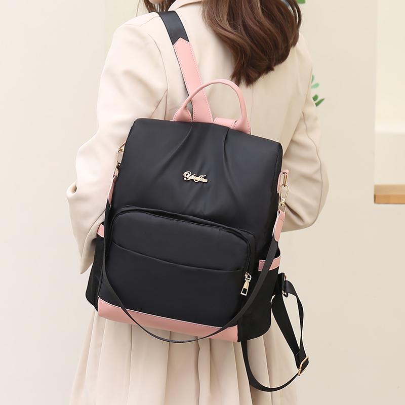 Vysoce kvalitní batoh Oxford pro ženy Mochila Nová designová roztomilá taška na knihy Vodotěsná školní taška proti krádeži Módní cestovní taška přes rameno