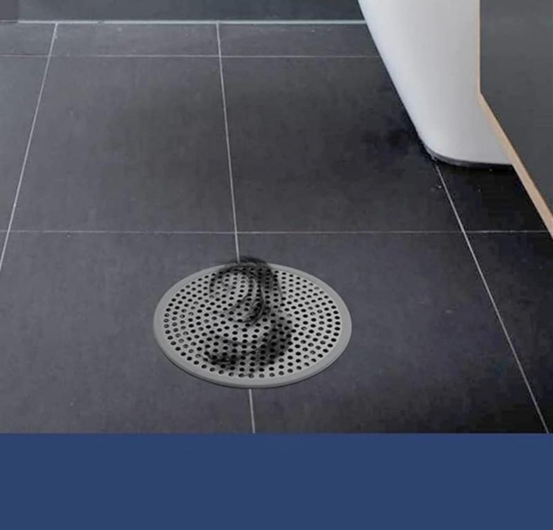Shower Strainer Rustproof Metal Drain Cover Heavy Gauge Metal Shower Strainer Simple Installs for Hair & Debris Control