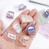 Clip Cartoon Letter Clip Index Clamp Paper Clip Transparent Clip Binder Clips Snacks Sealing Clip