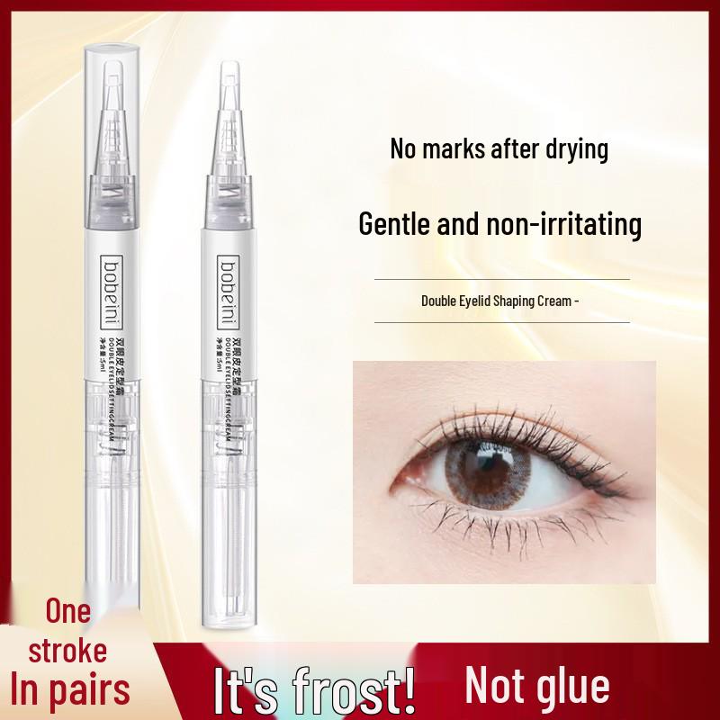 Set di Crema e Nastro per Modellare Doppia Palpebra Stile Celebrità per un Look Naturale