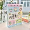 Kawaii Panda Theme A6 Stitched Storage Album Folder Cute Sticker Storage 40 Pages for Scrapbooking Material Storage