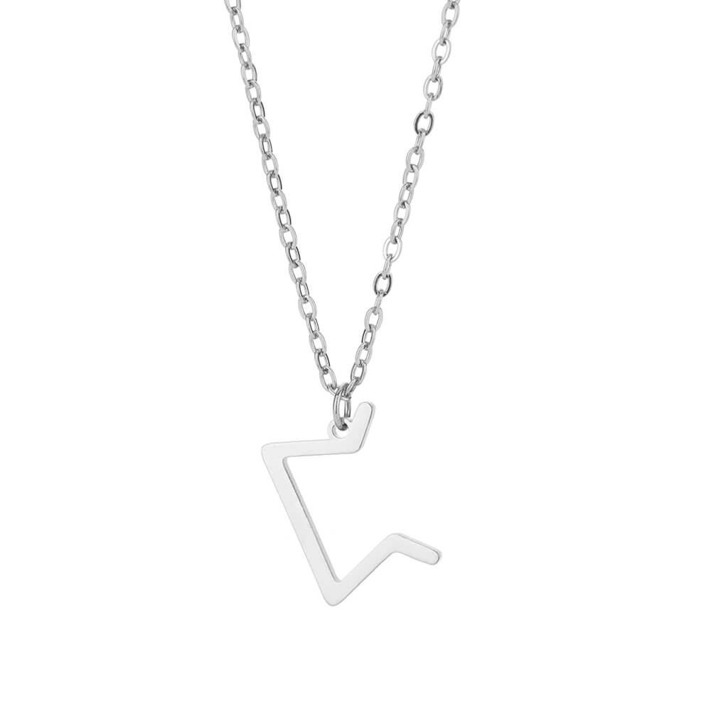Viking Rune Layering Necklace for Women Stainless Steel Norse Runic Pendants Necklaces Feminine Delicate Minimalist Zircon Gift