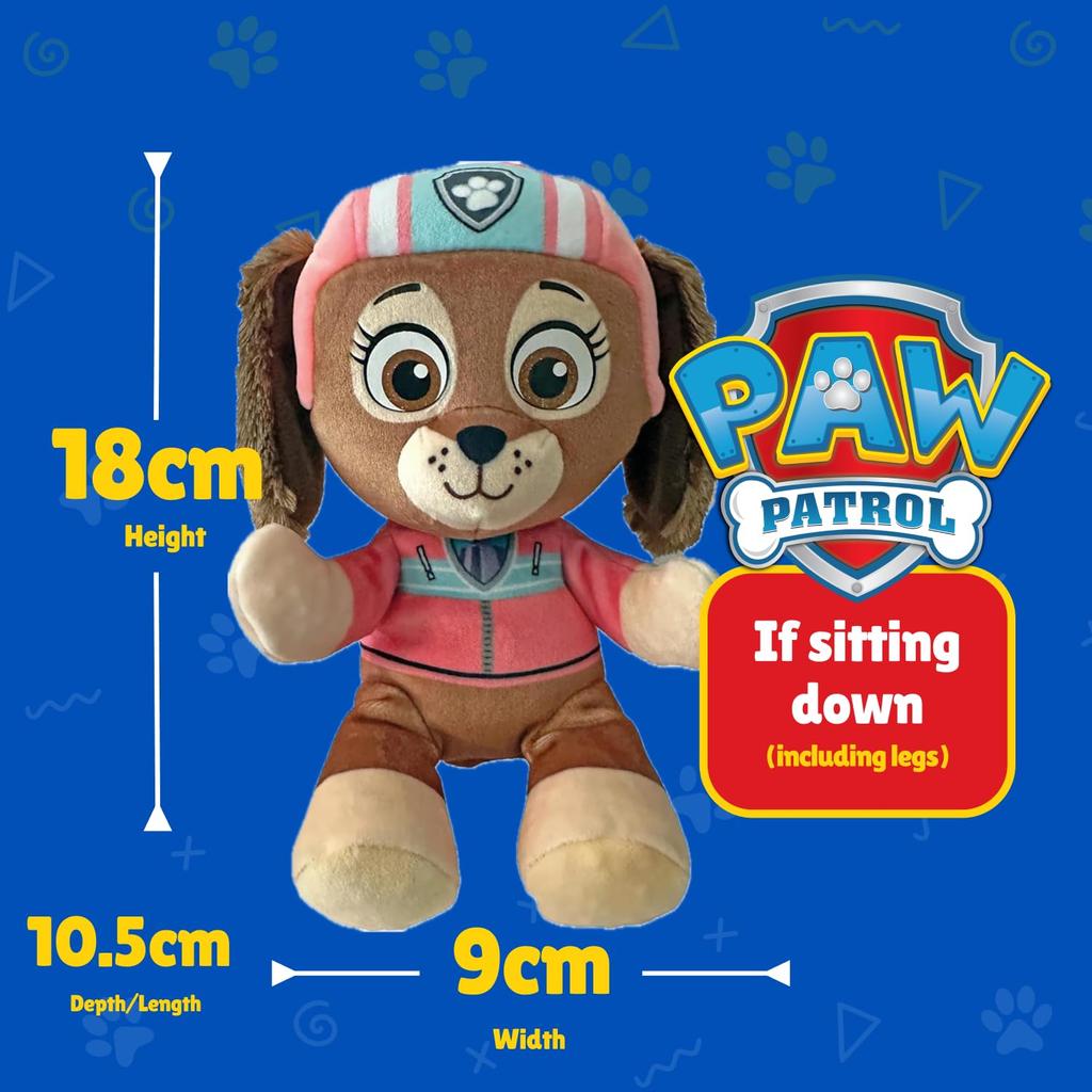 Ty Plush Toy, Paw Patrol Liberty Print, 44017, Size: Approx. 15cm