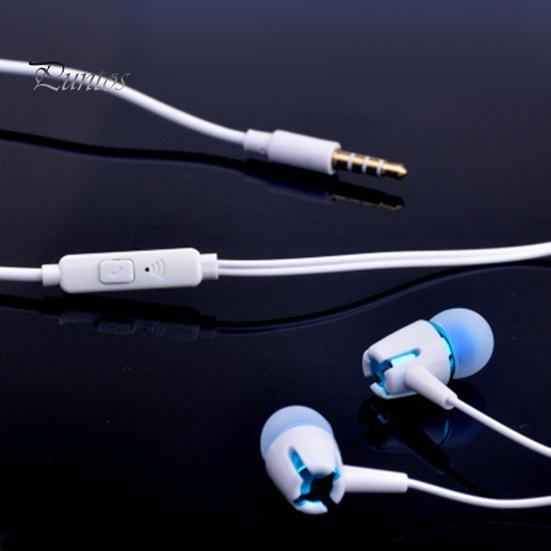 Wired Universal Noise Cancelling Stereo In-ear Earphone Phone Headset with Mic