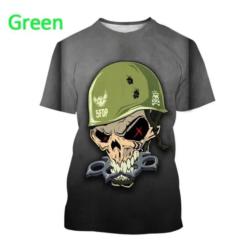 Neue Pop Metall Band Fünf Finger Death Punch 3D Druck T-shirt Mode Männer Kleidung Hip Hop Harajuku Unisex Übergroßen T Shirt Tops