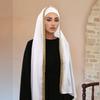 Soft Breathable Modest Covering Scarf Chiffon Material Shawl Wrap Casual Occasions