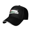 Palestine Flag Print Baseball Caps Unisex Adjustable Sandwich Hat Vintage Outdoor Summer Travel Sun Snapback Cap Outlet