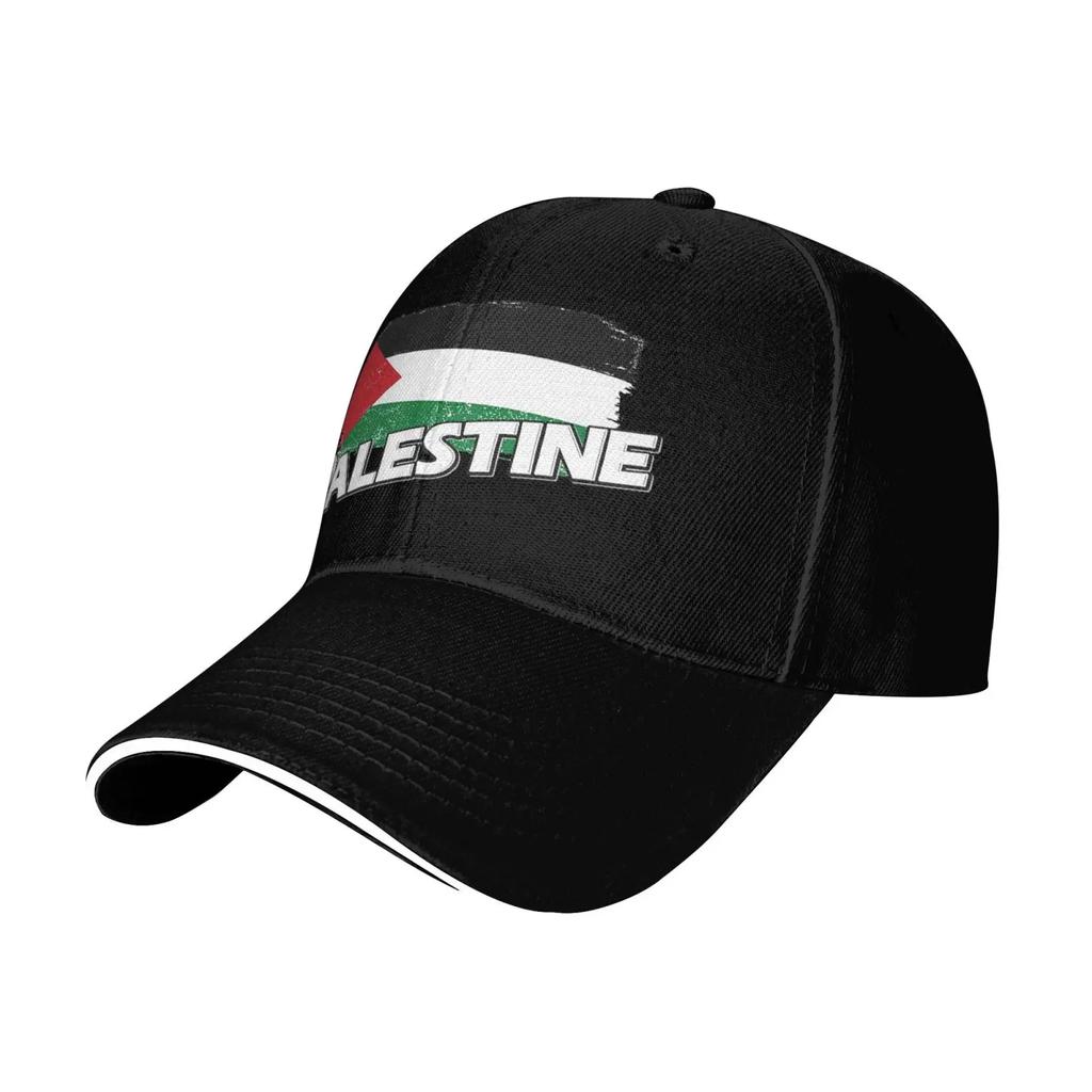 Palestine Flag Print Baseball Caps Unisex Adjustable Sandwich Hat Vintage Outdoor Summer Travel Sun Snapback Cap Outlet