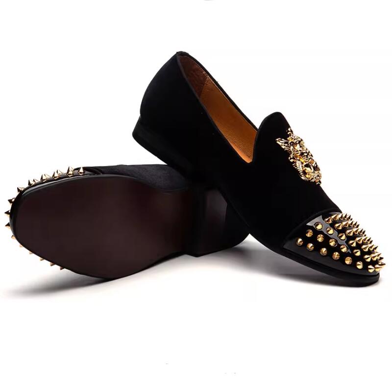 Fashion New One-foot Personalized Custom-made Business Fringed Breathable Bean Shoes and Matte British Casual Wedding Leather Shoes A25