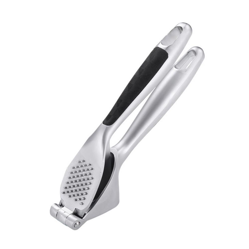 

Easy To Squeezable Garlic Chopper Zinc Zinc Zinc Alloy Ginger Crusher Reusable Garlic Presser Home Use 17x3.2x5.3cm