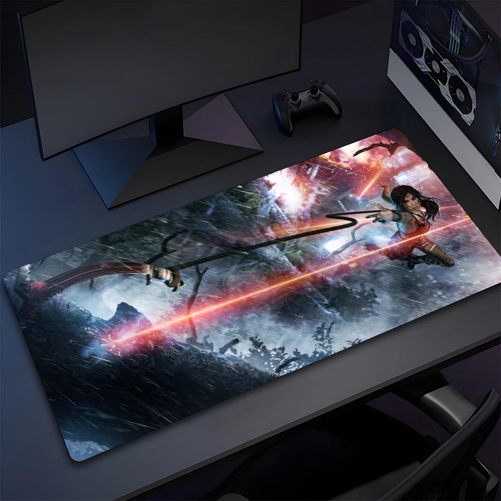 Rise Of The Tomb Raider Game Mouse Pad High Quality Natural Rubber Mouse Pad The Most Professional Washable Laptop Mouse Pad