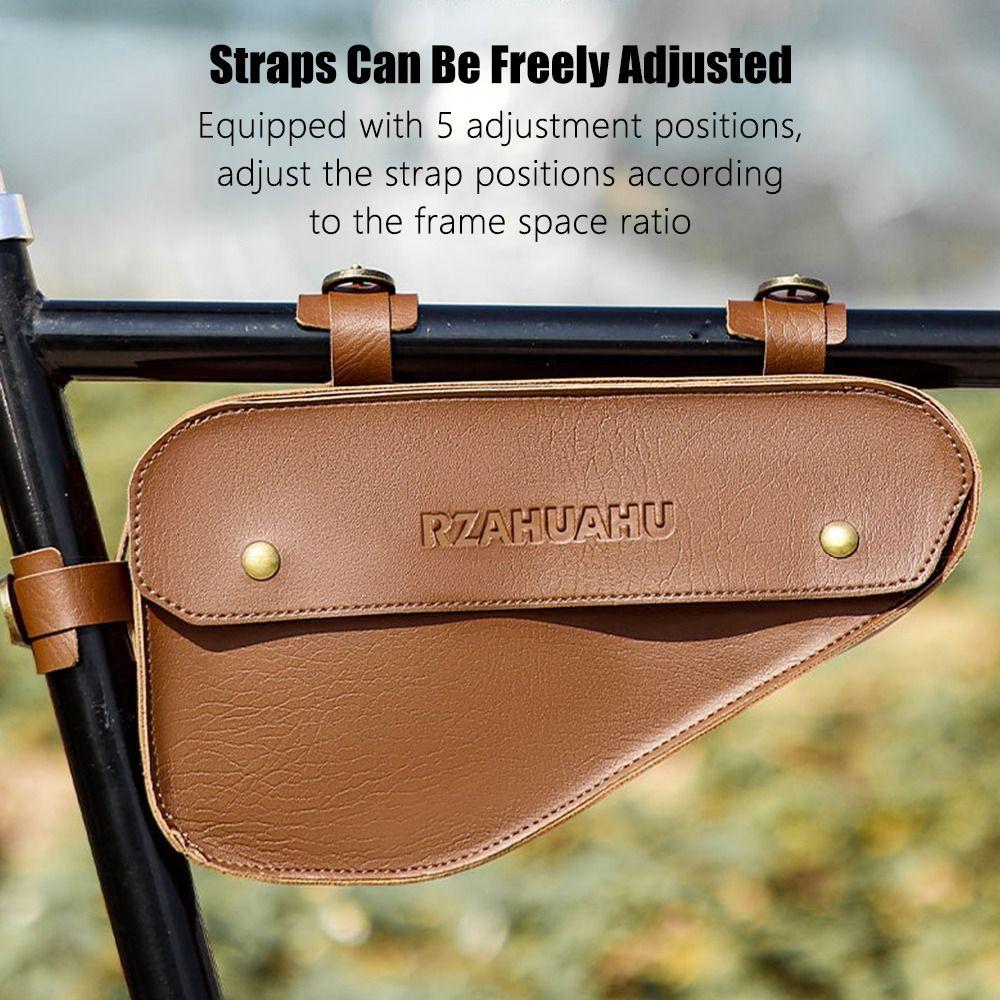 Durable Bike Triangle Bags Large Capacity Bike Acessories Bike Frame Storage Bag  for Phone Wallet