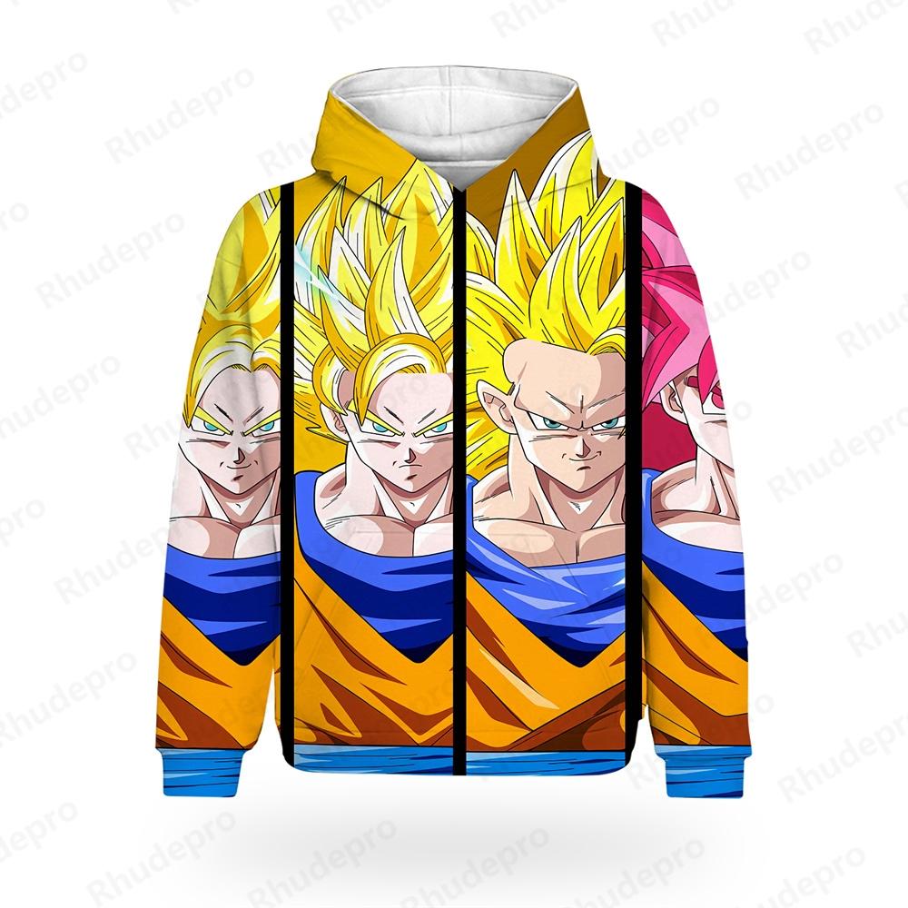 Streetwear Goku Long Sleeve Tee Vegeta Tops Dragon Ball Autumn Gym Hoodie Man Couple Outfit Funny T Shirts 2024 3D Print