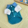 Double Sided Fleece Pet Shirt Collar Warm Puppy Apparel Cats Dogs Comfortable Winter Wear Autumn Soft Plush Vest for Small Medium Dog Cat
