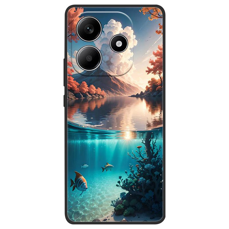 For Redmi Note 14 4G 5G Case Soft TPU Silicone Back Cover for Xiaomi Remi Note 14 5G Global Version Phone Cases Luxury Shell Bag