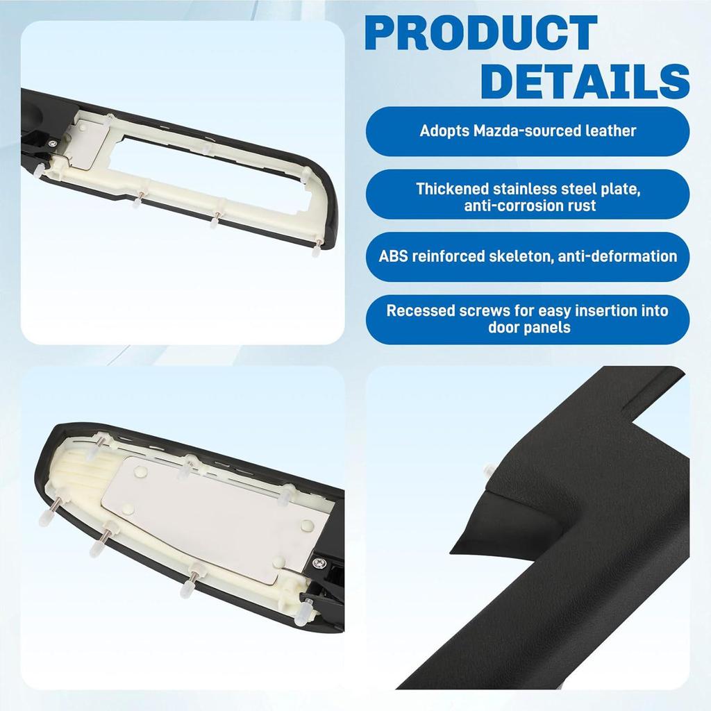 Front Driver Side Armrest Repair Kit with Metal Sheet for Chevrolet/General Purpose (80994, 80995).