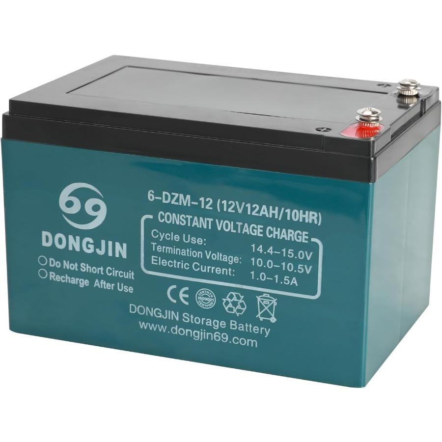 

Акумулятор 12В 12Аг 6DZM12 10 год Перезаряджувані Батареї Довготривалі для Скутера, Карти, Квадроцикла, Електромобіля Джерело Живлення з Високим United States