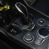 Dry Carbon Fiber Car Gear Shift Panel Frame Trim Cover Replacement For Alfa Romeo Giulia Stelvio 2020 2021 Interior Accessories