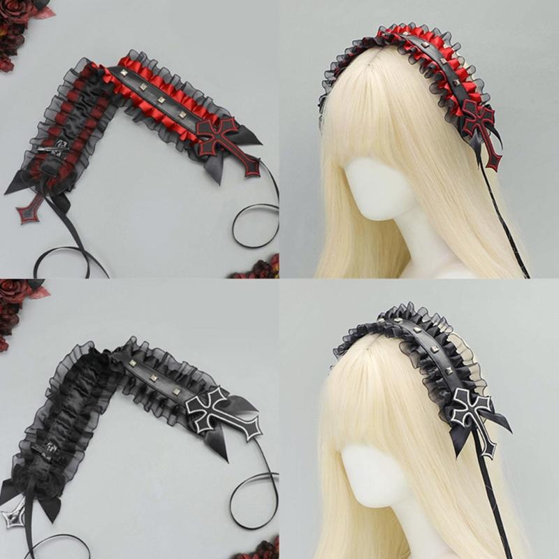 Bows Hairbands Adorkable Photo Props Halloween Anime Headbands Party Headpiece Fun Headbands for Music Festivals