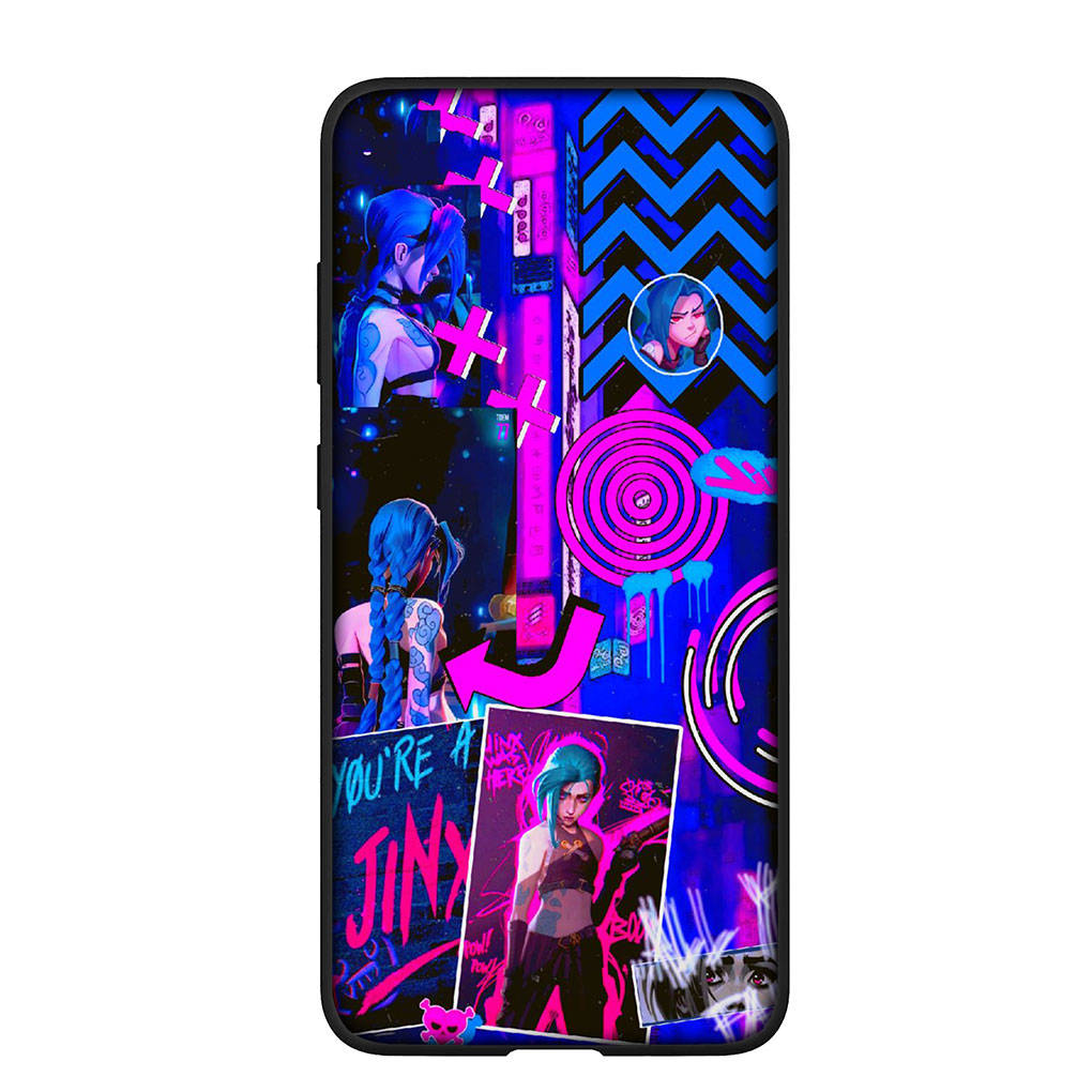 Pre iPhone 16 15 Xiaomi Redmi Note 13 12 11 Pro Max X 9 14 Plus XR Samsung Galaxy A15 S24 S23 Huawei OPPO Cover Arcanes Poster Jinx Game Vi Puzdro na telefón