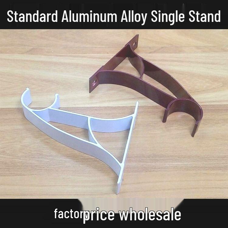 

Кронштейн для карниза из алюминиевого сплава для одинарных карнизов - Боковое крепление, Белый/Красный/Черный Black Single