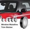 Autofensterverkleidung Vinylfolie Tür Taille DIY Aufkleber Dekoration Schwarze Linie Für Mini Cooper R53 R55 R56 R60 R61 F54 F55 F56 F60