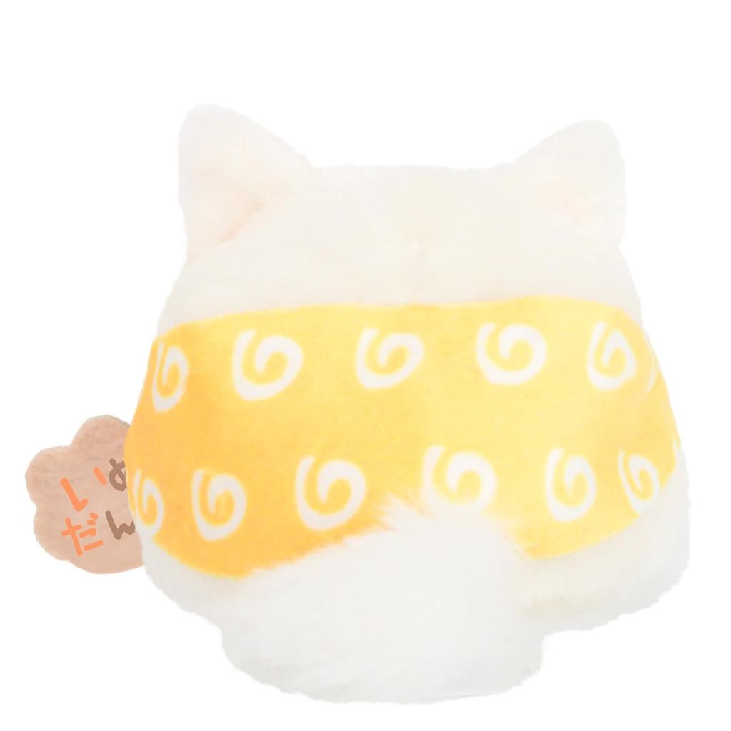 Sanei Boeki Amigos Dango [Cachorro Dango] Branco Tamanho: Aproximadamente. Brinquedo de Pelúcia L7,5 x P6 x A7cm