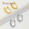 18K Real Gold Plated Earring Fixtures,Earwires Fasteners For Earrings,DIY Jewelry Making Supplies,Luxury Earrings Accessories