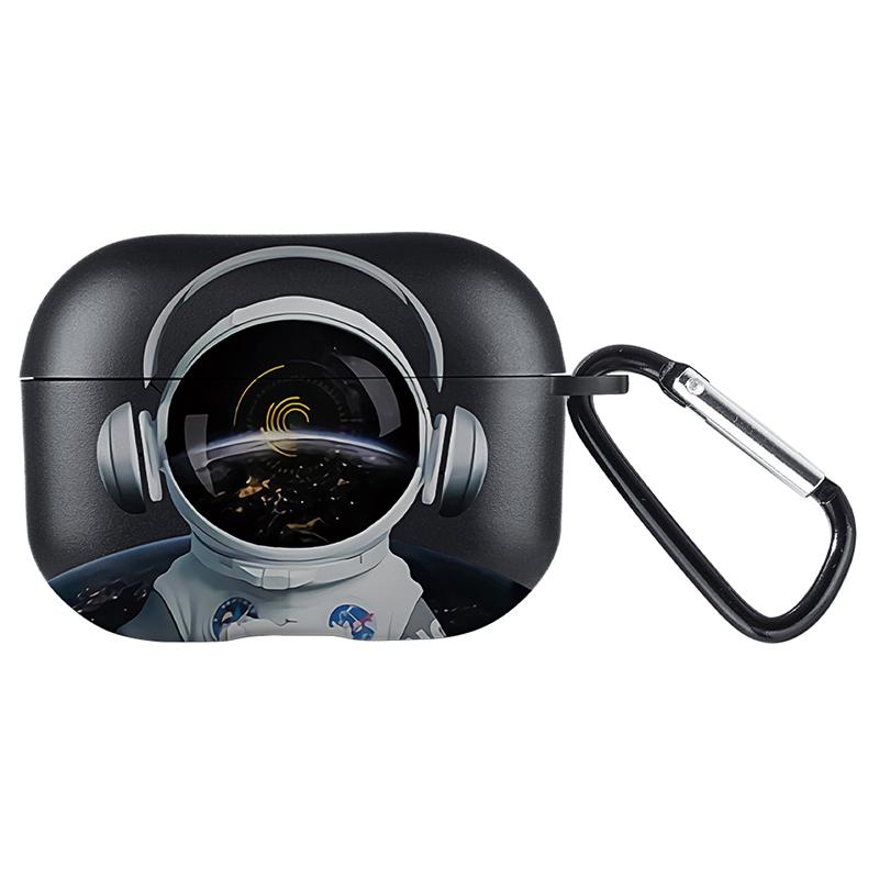 

Для AirPods Pro 2 Чохол з ТПУ з принтом, Сумісний з Bluetooth, Чохол для зарядного кейсу для навушників Spaceman/Black