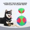 Hot Selling Small Dog Flash Pet Ball TPR Three Color Glowing Elastic Ball Training Interactive Throwing Dog Ball Dog Toys For
