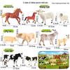 Cross-border Animal Simulation Model Set: Sheep, Sow, Dairy Cow, Horse - Children's Cognitive Toy
