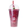 450ml Reusable Tumbler with Lid and Straw Christmas Santa Snowman Coffee Mug Xmas Cup Water Bottle Kids Christmas Gift
