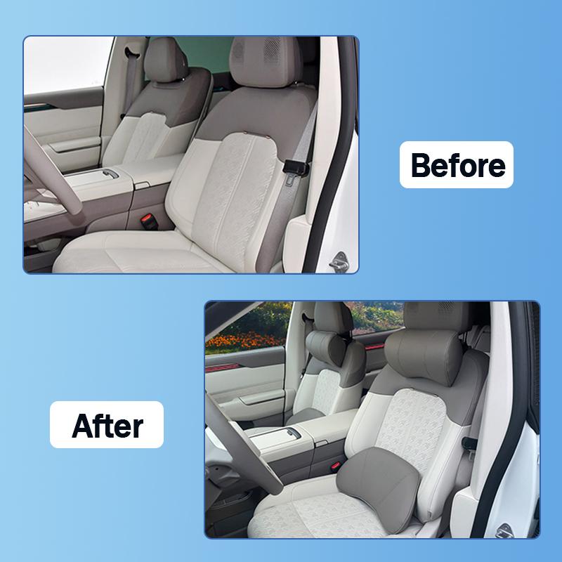 For ZEEKR 7X 2025+ Car Headrest Memory Foam Waist Pillow Lumbar Support Comfortable Soft Interior Upgrade Auto Parts