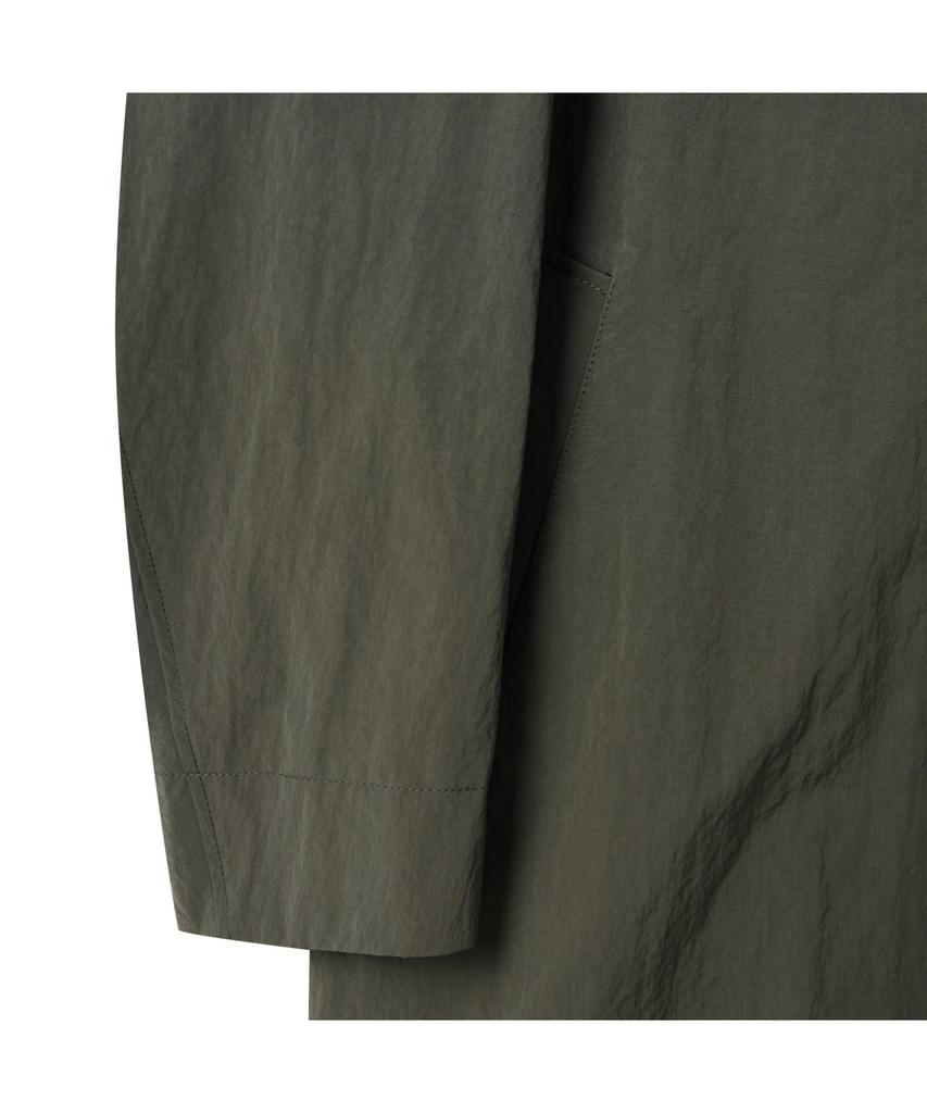 Customellow Khaki Short Mac Coat Cwcas25211Khx