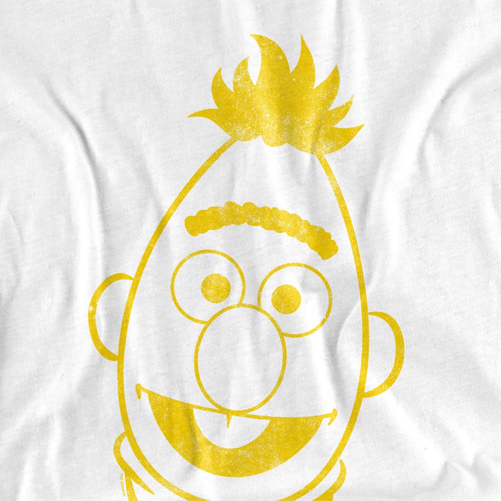 Sesame Street Unisex Adult Bert Mono T-Shirt