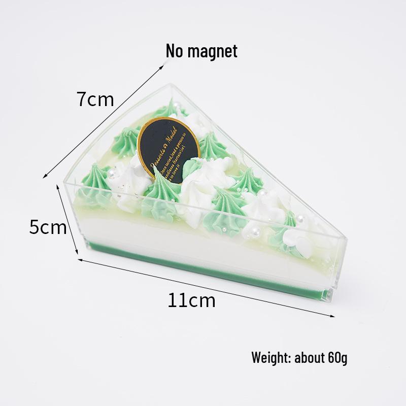 Modello Espositore Dessert Gelatina Budino Triangolare Mousse Torta Fragola Mango Francese