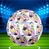 Custom Name Personalized KPop Hunters-A Print Size 5 Soccer Ball Training & Match Football, for Team, Kicking, Gift for Football Enthusiasts