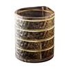 Portable Rotatable Jewelry Case Multiple Layer Storage Solution for Earrings Rings Home Office Daily Casual Use