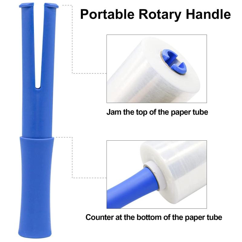 Folie Stretch Folie Stretch Folie Termocontractabilă Ambalaj Aderent Mutare Ușor de Utilizat Mâner Rulant Autoadeziv Pachet