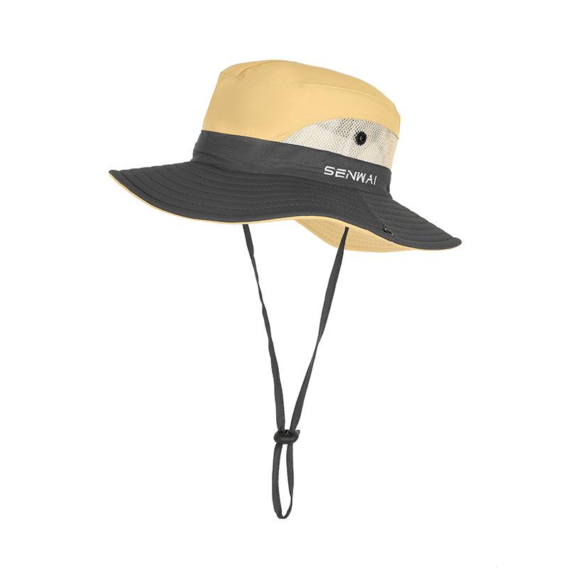 Women's Summer Outdoor Sun Hat with Ponytail Hole - Breathable, UV Protection, Parent-Child Style for Hiking