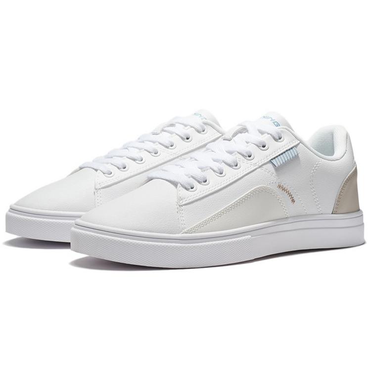 New LiNing Low Top Skateboard Shoes Women's White Gray AGCR480-8