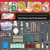 Stone Plastic Clay DIY Set: No-Bake, Malleable Light Clay for Handmade Sculptures