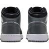 (GS) Air Jordan 1 Mid 'Black White Iron Grey' Kids' DQ8423-001