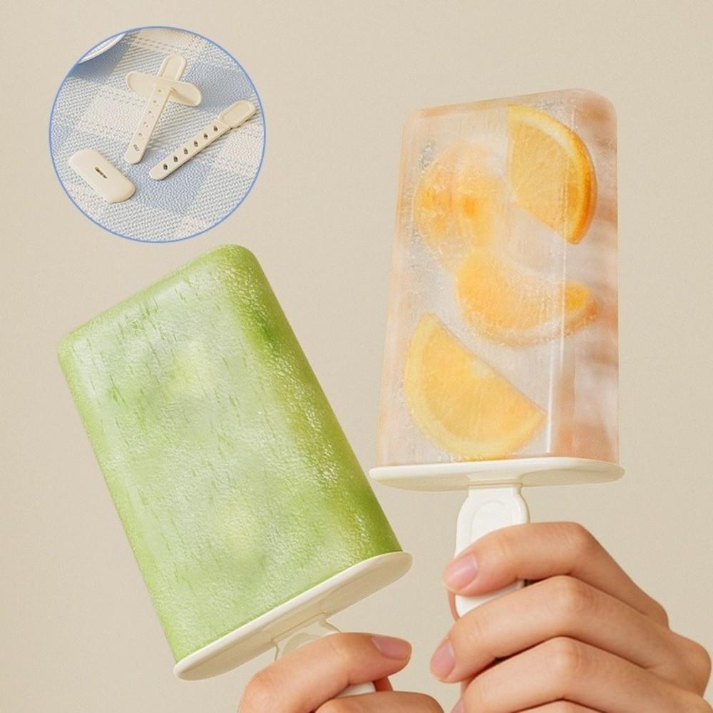 Household Popsicle Mold Cube Tray Plastic Ice Cream Makers Creative Popsicle Mold