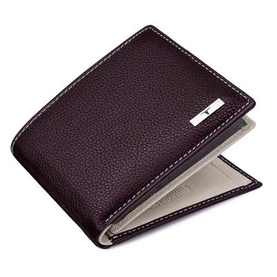 Kyle Brown/Sand Leather Wallet for Men