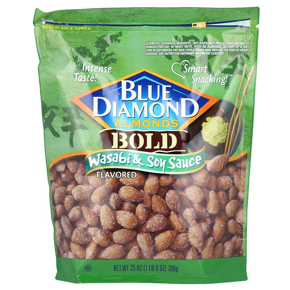 Blue Diamond Almonds Bold Wasabi & Soy Sauce 709g (25oz) 709g - 1 ea