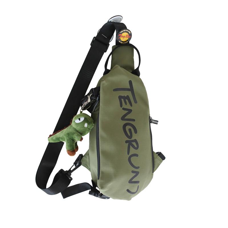 Сумка через плечо Мужская нагрудная сумка Сумка через плечо зелёный