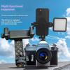 1Pcs Smartphone Clip Holder Tripod Phone Mount With 1/4 Inch Screw For Mobile Cellphone Recording Clamp Support